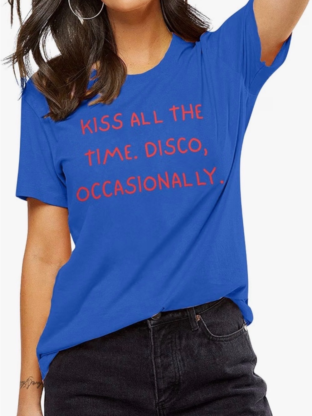 Harry Styles Kiss All the time Disco Occasionally T shirt large